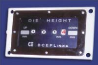 Shut Height Indicator, Die height Counter